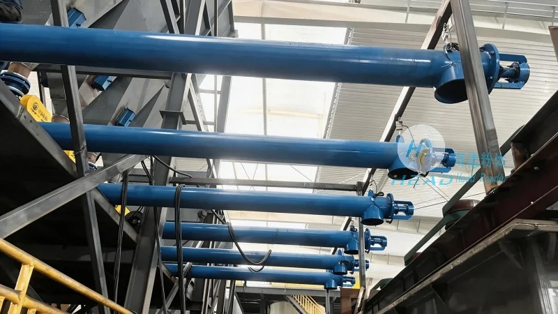 Visão geral do equipamento do sistema de transporte pneumático de materiais de cátodo para bateria de lítio