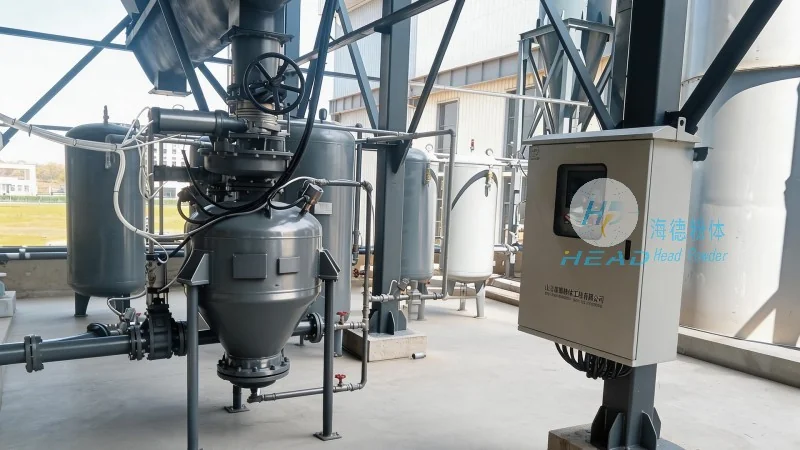 Descrição técnica da solução de transporte pneumático de nanomateriais para bateria de lítio